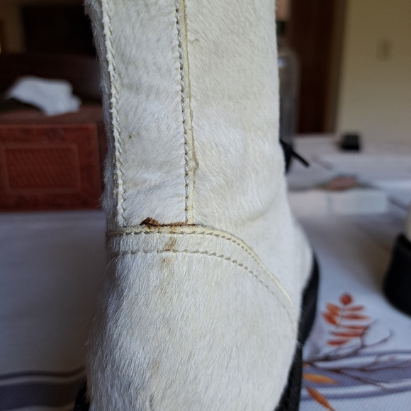 MNG Boots,  pony white leather - Picture 4 of 8